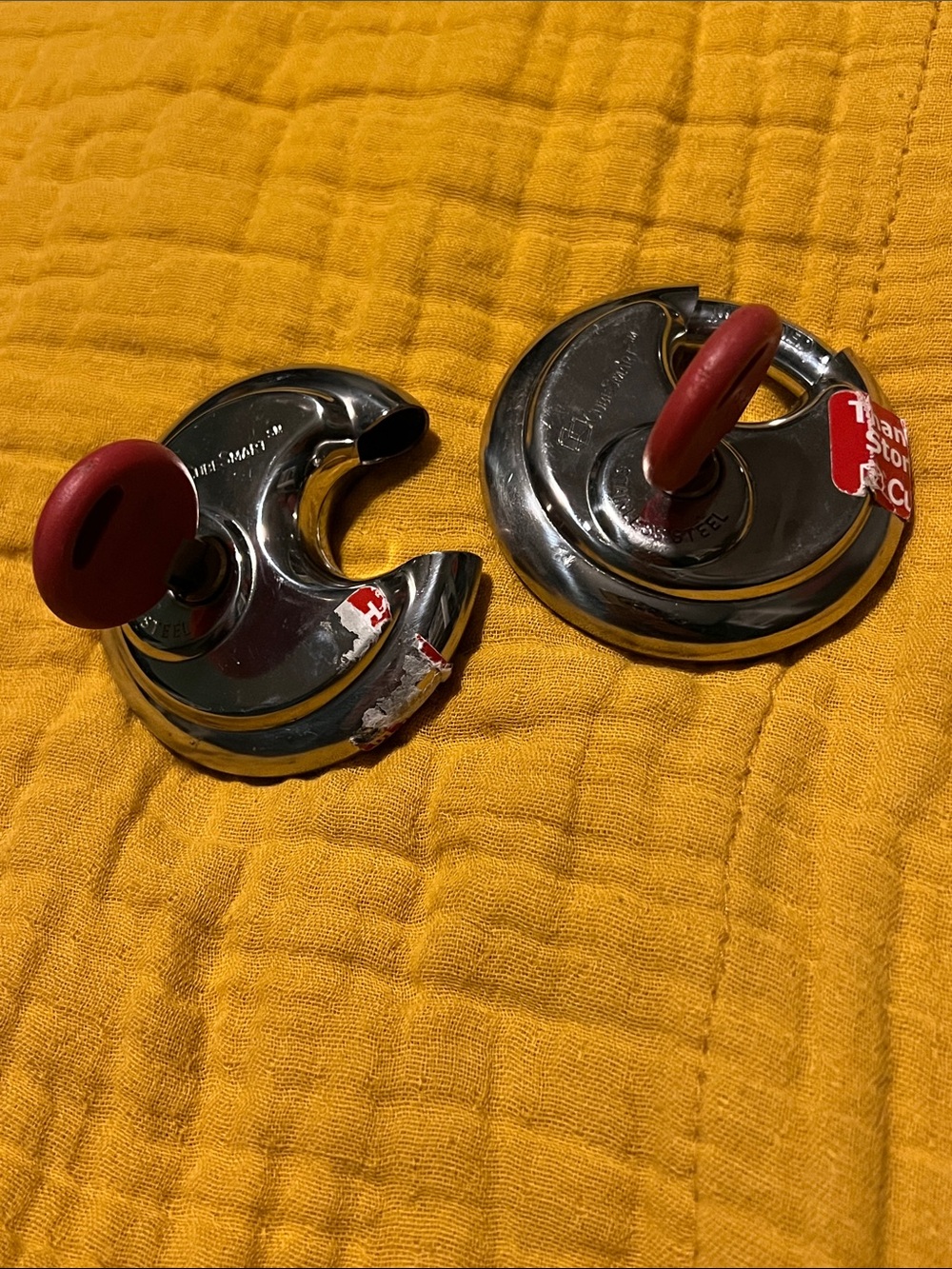 Pair of Heavy Duty Padlocks with Keys